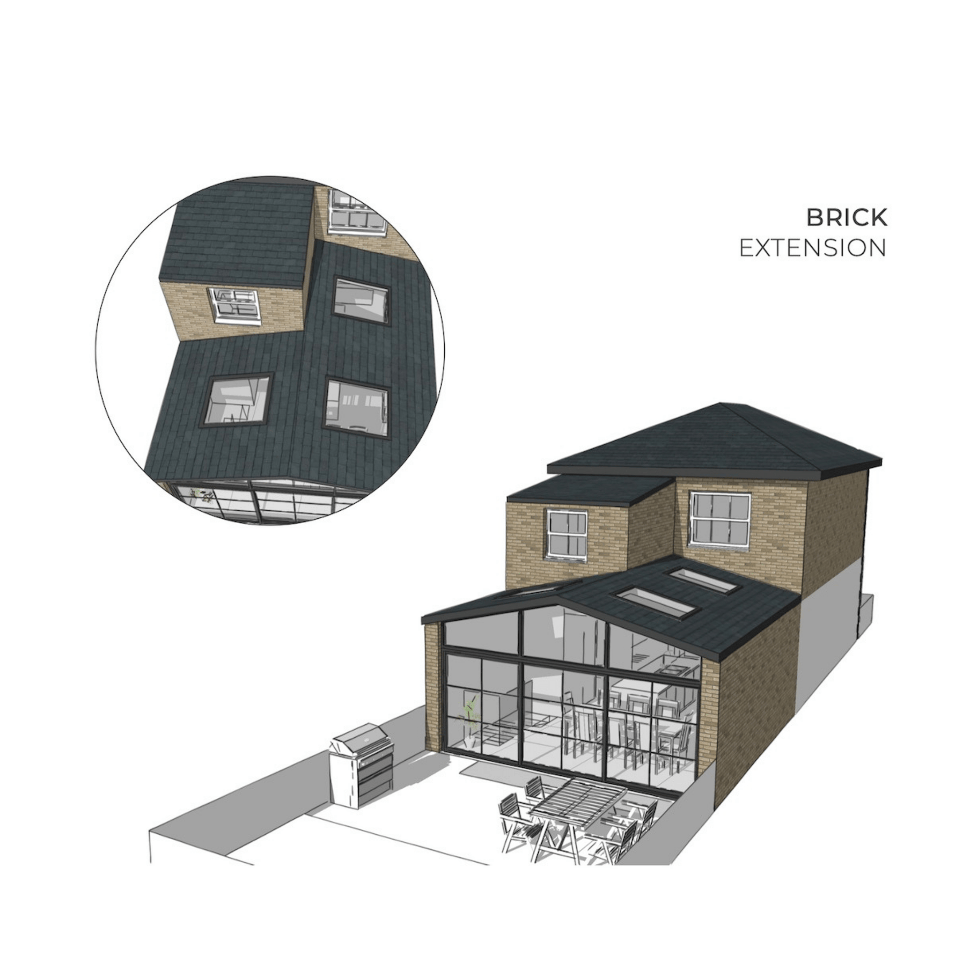 Peek Home Ltd Bundle Peek Plans - Sketch Design + Exterior Visualisation
