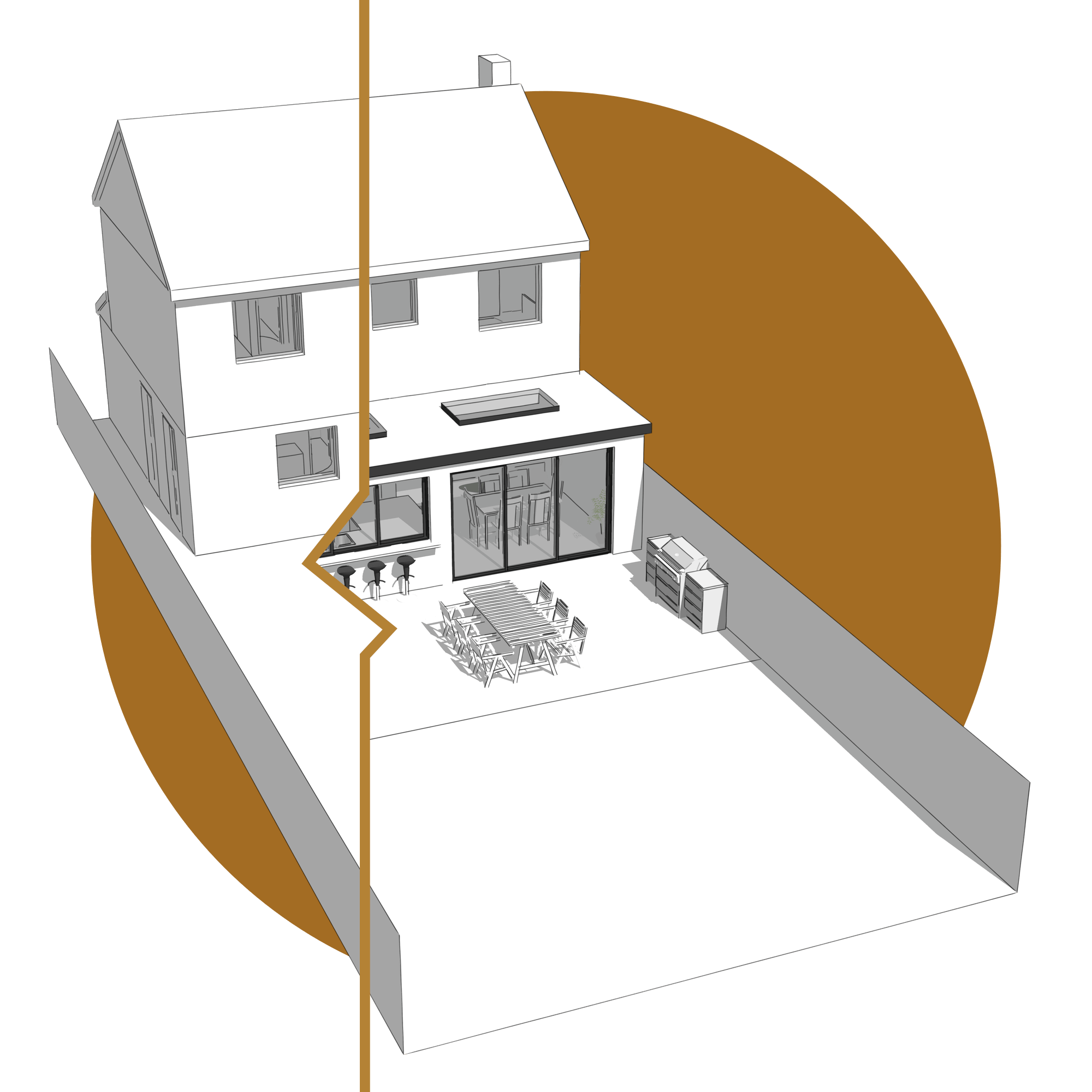 Home　Design　Online　Your　Sketch　Peek　Plans　For　Extension