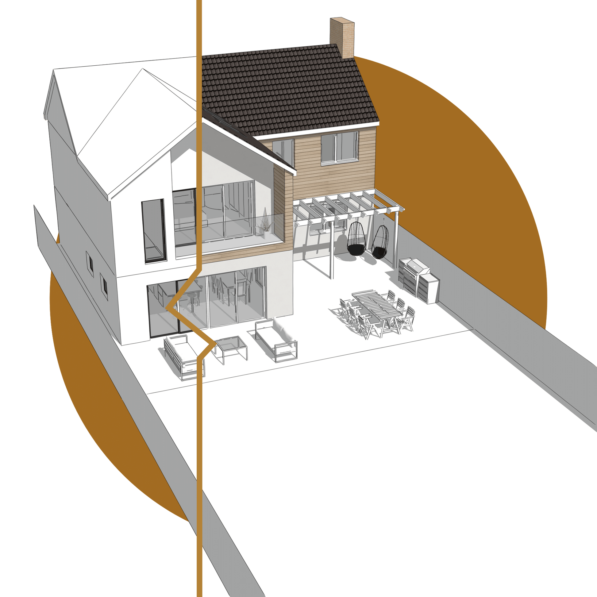Peek Home Ltd Bundle Peek Plan - Sketch Design + Exterior Design